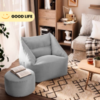 Good Life โซฟาบีนแบ็ก Bean Bag sofa เก้าอี้พร้อมเม็ดโฟม โซฟาเม็ดโฟมบีนแบ็ก บันแบ็ก บีนแบค