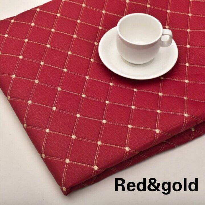 100*140cm Embroidered Plaid Fabric Sponge Car Interior Roof Car Seat