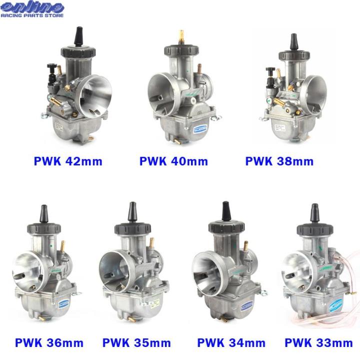 คาบูเรเตอร์มอเตอร์ไซค์-pwk-33-35-36-38-40-42มม-สำหรับ-keihin-2t-4t-สกู๊ตเตอร์-atv-utv-250cc-300จักรยานวิบาก-mx-มอเตอร์ครอส-atv-รูปสี่เหลี่ยม