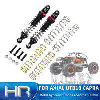 HR อะไหล่โลหะโช้คอัพไฮดรอลิก80มม. สำหรับ AXIAL UTB18 CAPRA 118 RC รีโมทคอนลรุ่นรถ Carwler อุปกรณ์เสริม