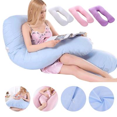 125X65Cm หมอนตั้งครรภ์เคส U Type Lumbar Pillowcase Multi Function Side Protect Cushion Cover For Pregnancy Women