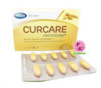 Mega we care Curcare (Meriva) เมก้า วี แคร์ เคอแคร์ (ผลิตภัณฑ์เสริมอาหาร) สารสกัดจากขมิ้นชัน ในรูปแบบไฟโตโซม (1กล่อง/30เม็ด)