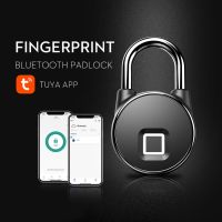 [hot]❣✥♈  P22 Tuya Biometric Fingerprint Password Keyless Dormitory Door Lock Bluetooth-compatible 4.1 Anti-theft Security