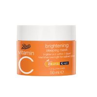 BOOT VITAMIN C บู๊ทส์ วิตามิน ซี ไบรท์เทนนิ่ง สลีพปิ้ง มาส์ก 50 มล.
BOOT VITAMIN C BRIGHTENING SLEEP MASK 50ML (RR)