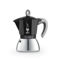 Bialetti หม้อต้มกาแฟ moka pot รุ่น moka Induction ขนาด 4 Cup  สี Black  ver.2022