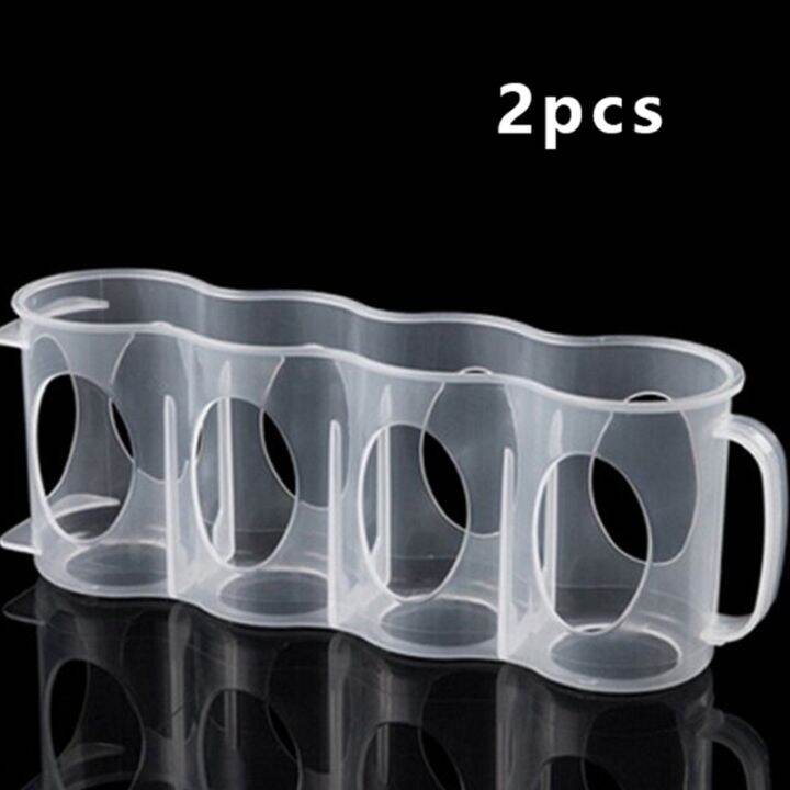 2pack-portable-soda-can-drink-organizer-for-fridge-fridge-organizers-and-storage-clear-plastic-with-handle