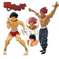 AHlmsm หุ่นฟิกเกอร์ Hanma Yujiro ทำจาก PVC,เสื้อยืดแฟนคลับอนิเมะตุ๊กตาขยับแขนขาได้สามารถสะสมได้22ซม. ของเล่นเด็กของขวัญ