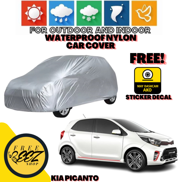 Kia Picanto Heavy Duty Waterproof Car Cover With 1 Piece "May Dashcam