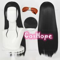 One Piece Nico Robin Cosplay Wig Miss Allsunday 73Cm Long Straight Black Wig Cosplay Anime Wigs Heat Resistant Synthetic Wigs