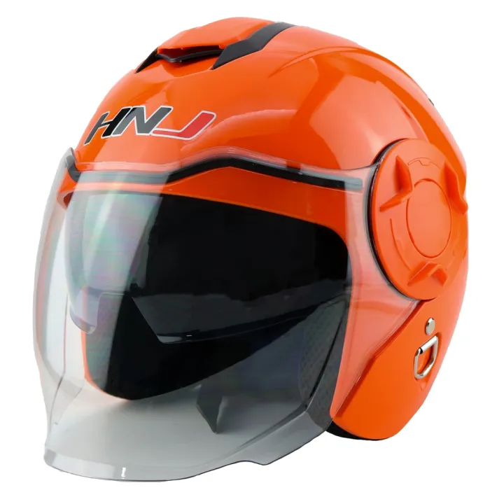 HNJ 869 Half Face Motorcycle Helmet Dual Visor Motor Helmets Lazada PH