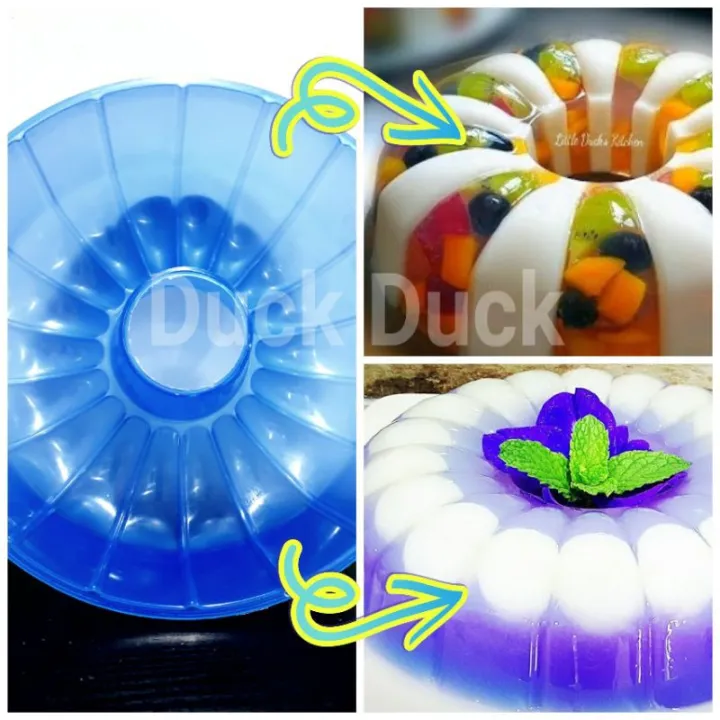 Blue Jelly Mold Agar Agar Mold 网红蓝色18格燕菜模具小黄鸭厨房同款