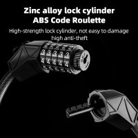 【CW】 Thickened Lengthened Lock Thickening Lengthening Car Chain Zinc Alloy Cylinder Cable