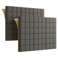 ☑ 12Pcs Adhesive Acoustic Foam Panels Sound Proof Foam Panels 2 X12 X12inch Sound Insulation Foam9 Block Mushroom Design