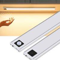 hot！【DT】 Ultra-thin USB Cabinet Hand Sweep / PIR Sensor Rechargeable Aluminum kitchen Lamp Night Lighting