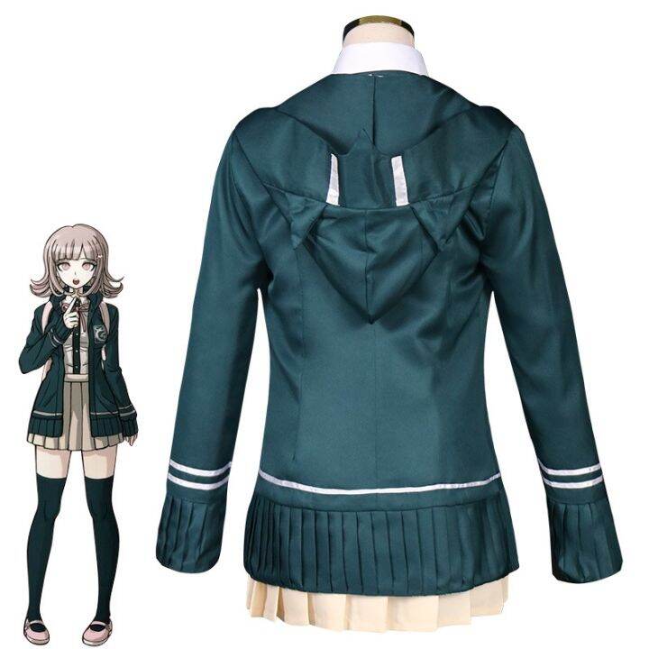 aeozad-อะนิเมะ-danganronpa-trigger-คอสเพลย์-fantasias-happy-havoc-nanami-chiaki-camisas-เสื้อ-saias-peruca-conjunto-uniforme-ฮาโลวีน-carnaval