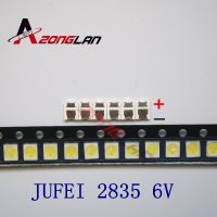 【2023 NEW】 Correct Engineering Service Limited หลอดไฟแบ็คไลท์ LED 50ชิ้นของ JUFEI 1210 3528 2835 1W 6V 96LM ไฟแบคไลท์ LCD สีขาวไฟทีวีลูกปัด01.JT. 2835BPWS2-C