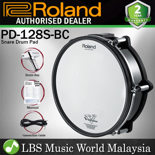 Roland PD-128S-BC 12'' Mesh Head Snare Drum Pad with Dual Trigger