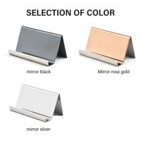 Metal Business Card Name Tag Display Rack Display Stand Desk Office Card Collection Display Holder Conference Room Accessories