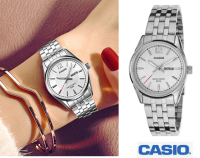 นาฬิกา Casio รุ่น LTP-1335D-7A นาฬิกาข้อมือผู้หญิง สายแสตนเลสสีเงิน หน้าปัดสีขาว - มั่นใจ ของแท้ 100% รับประกันสินค้า 1 ปีเต็ม (มีเก็บเงิ