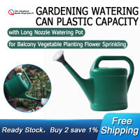 3L Gardening Watering Can Plastic Capacity with Long Nozzle Watering Pot for Balcony Vegetable Planting Flower Sprinkling