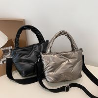 【CC】 Fashion Crossbody Cotton Padded Shoulder Bgas Small Top-handle Female Handbag