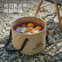 Spot parcel post Folding Bucket Customizable Portable Outdoor Dishwashing Fishing Bucket Factory in Stock Foldable Outdoor Picnic Bucket