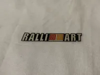 Logo Rallart สำหรับตกแต่งรถยนต์ ของรถ Mitsubishi งานเรนซิ่น 18x3cm จำนวน1ชิ้น**สิ้นค้าดี ราคาดีที่สุด**