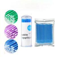 ✴▩ 100PCS/Pack Disposable Makeup Brushes Swab Microbrushes Eyelash Extension Tools Individual Lash Removing Tools Cotton Swab