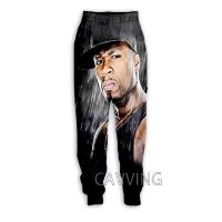 New Fashion 3D Printing Rap Singer 50 Cent Casual Sports Pants Mens Pants 3/4 Pants Mens and Womens Jogging Pants H01