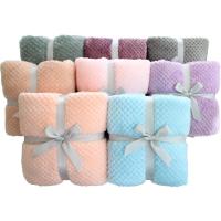 super soft solid color kids bed spread pink blue furry plaid baby blanket fleece baby swaddle receiving blanket pet cushion