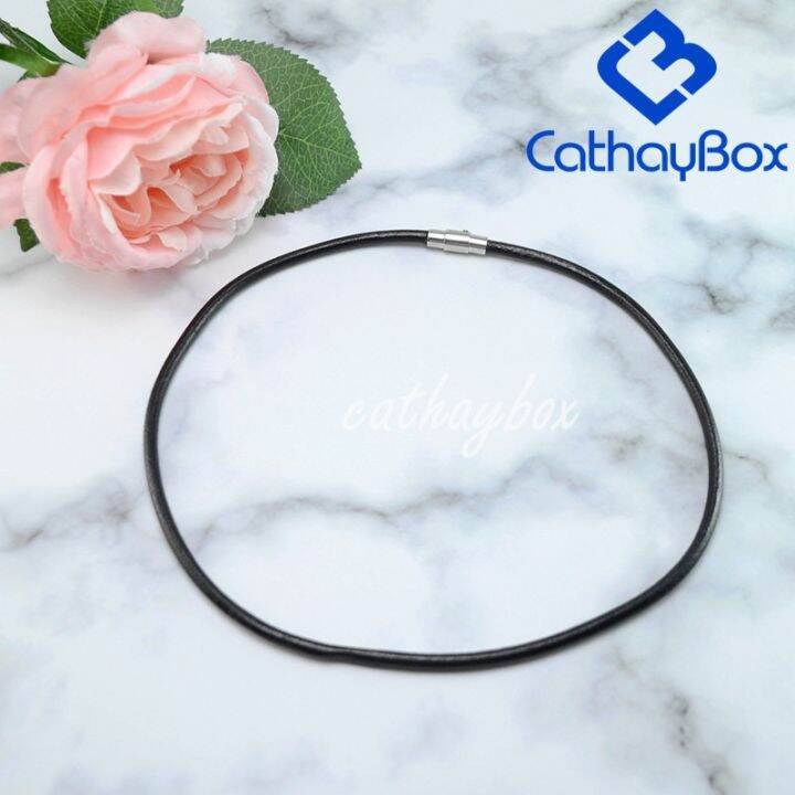 3mm4mm-stainless-steel-magnetic-clasp-black-genuine-leather-chain-necklace