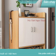 Tủ Để Giày Thông Minh Gỗ MDF Cao Cấp Đa Năng 3 Ngăn Có Hộc Để Đồ