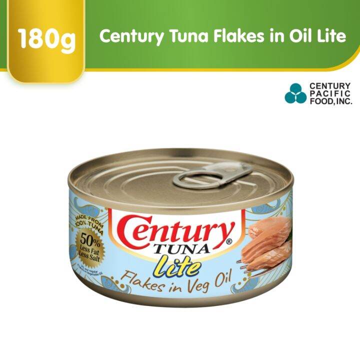 Century Tuna Flakes in Oil Lite 180g Lazada PH