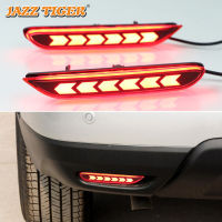 2-in-1 Functions Car LED Rear Fog Lamp ke Light Rear Running Bumper Decoration Lamp For Infiniti QX80 2013 2014 2015 2016