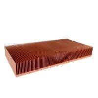 หม้อน้ำทองแดงกำลังสูง 150x80x20mm C1100 การประมวลผลหม้อน้ำ .