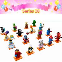 18 Minifigures ของขวัญวันเกิดการศึกษาของเล่นสำหรับเด็ก DIY อาคารอิฐบล็อกภาพยนตร์