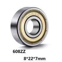 3ชิ้น/ล็อตเหล็กแบริ่ง608zz/แบริ่งลูกร่องลึกแบริ่งขนาดเล็ก608-Zz 8*22*7Mm 8x22x 7คุณภาพสูง52100เหล็กชุบโครเมี่ยม