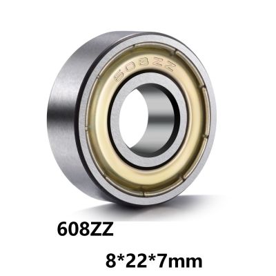 3pc/lot 608ZZ Bearing steel/Bearing Deep Groove Ball Miniature Bearings 608-ZZ 8*22*7mm 8x22x7 High Quality 52100 Chrome Steel Axles  Bearings Seals