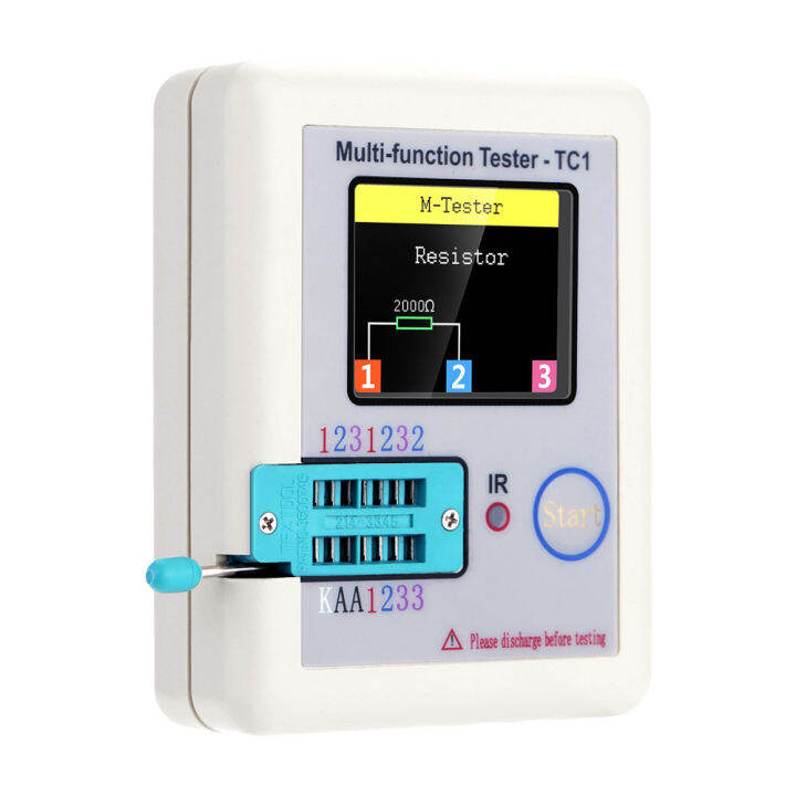 kkmoon-หน้าจอแสดงกล้องหน้าบ้านเครื่องทดสอบทรานซิสเตอร์-multi-functional-tft-backlight-didoe-triode-capacitance-เครื่องตรวจจับความต้านทานตัวเหนี่ยวนำ-mosfet-npn-pnp-triac-mos-การสอบเทียบอัตโนมัติเครื่อ