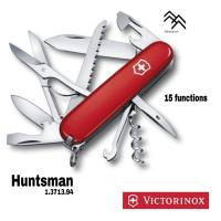 มีดSwissแท้ รุ่น Huntsman มีดพกพาขนาดกลางสำหรับพรานป่ามืออาชีพ ของแท้จากสวิส