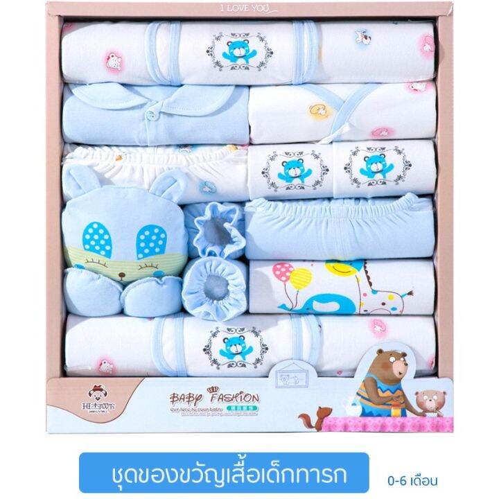 bab-ชุดของขวัญเด็กแรกเกิด-shellywinstonชุดเด็กทารก-baby-shirts-set-0-6เดือน-ชุดกิ๊พเซ็ต-baby-gift-set-ภายในกล่องมีทั้งหมด18ชิ้น-ชุดของขวัญเด็กอ่อน-เซ็ตเด็กแรกเกิด