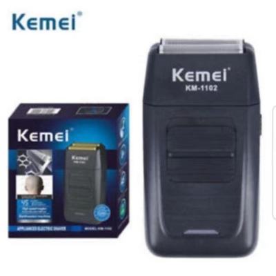 Kemei KM-1102 แบบชาร์จไร้สายเครื่องโกนหนวดสำหรับผู้ชายใบมีดแฝดลูกสูบเครามีดโกนใบหน้าดูแลมัลติฟังก์ชั่ที่แข็งแกร่ง T Rimm be