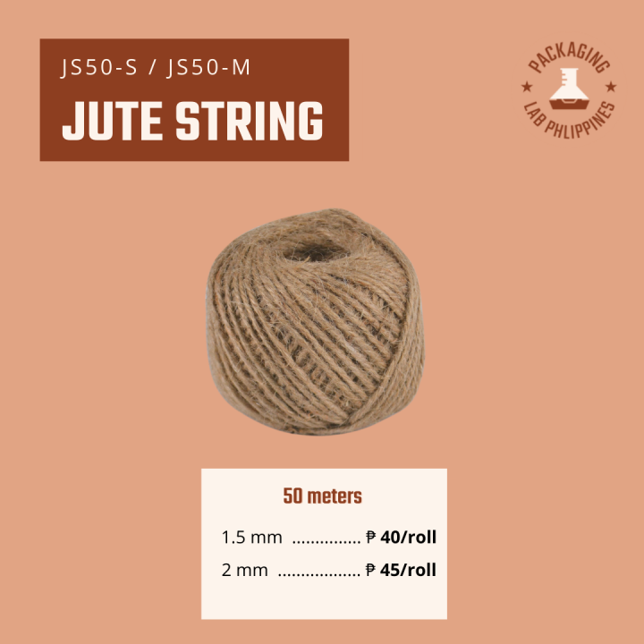 [50m] Jute String Abaca String (1.5mm / 2mm/ 3mm) Lazada PH