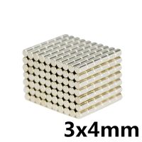 10ชิ้น แม่เหล็ก 3x4มิล ทรงกระบอก 3*4มิล Magnet Neodymium 3x4mm แม่เหล็กแรงสูง 3mm x 4mm แม่เหล็กแรงดูดสูง 3*4mm ติดแน่น ติดทน พร้อมส่ง