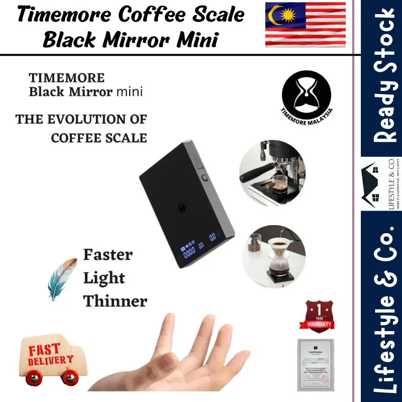 Black Mirror Timemore Nano Electronic Scale Automatic Smart Pour