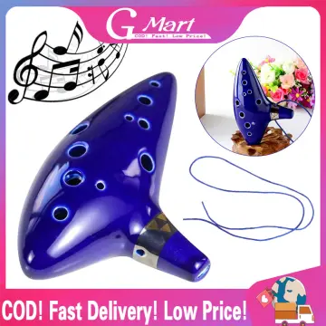 Deekec Zelda Ocarina 12 Hole Alto C with Song Book (Songs From the Legend  of Zelda) with Display Stand Protective Bag