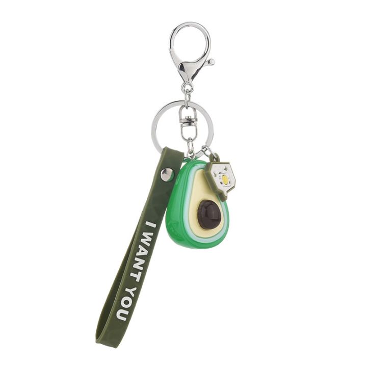 yf-1pcs-fruit-illuminated-avocado-keychain-pendant-chain-kids-car-jewelry