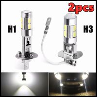 Caoshsropp1/2ชิ้น H1 H3หลอดไฟ Led สำหรับไฟตัดหมอก6000K สีขาวพลังงานสูง10 SMD 5630ไฟตัดหมอกรถยนต์โคมไฟอัตโนมัติอุปกรณ์เสริมรถยนต์