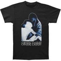 เสื้อยืดลายเข้ารูปพอดี Burka Crystal Castles สำหรับผู้ชายเสื้อฤดูร้อนแขนสั้นสีดำท็อปส์ซูเสื้อยืด3Xl ไซส์ใหญ่