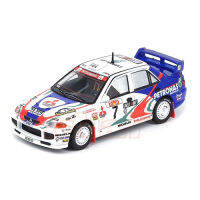 INNO64 MODEL MITSUBISHI LANCER EVOLUTION III NO.7 AUSTRALIA RALLY 1996 WITH MUD EFFECT